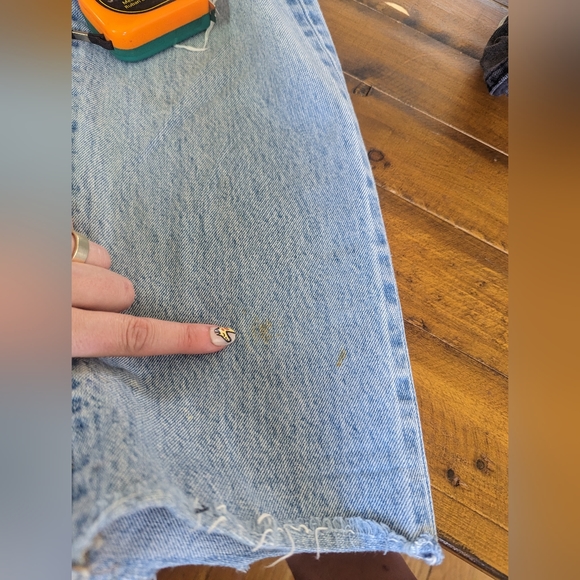 Levi's distressed 501 raw hem - Picture 6 of 6